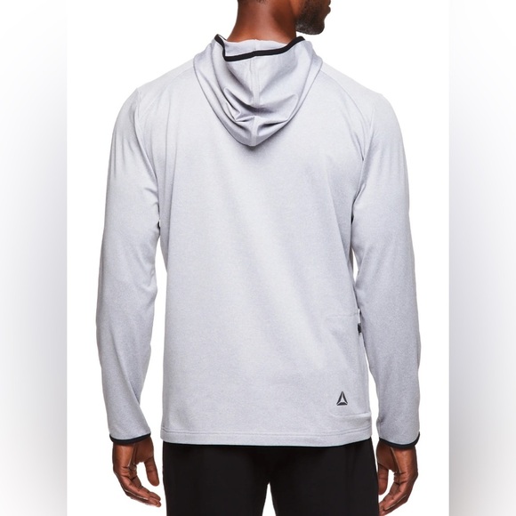 NWT Men’s Reebok Dots Delta Trail Pullover Hoody in Gray, Size Medium - Picture 13 of 13